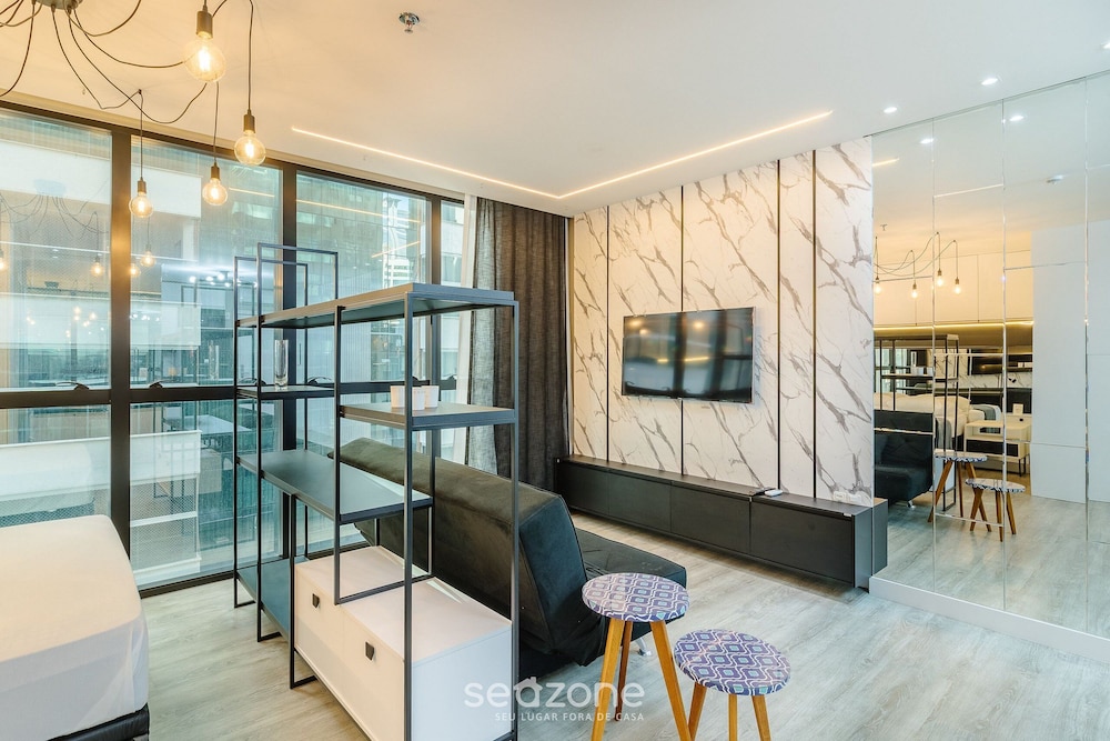 IFT - Ed. Infinity Tower Flat 350m From Meia Praia