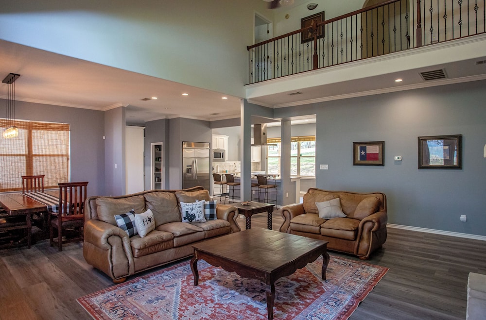 Lakefront 6BR Retreat w Dock & Game Room