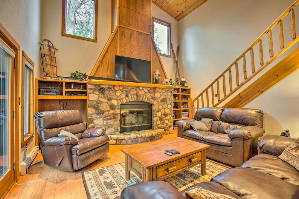 Cadillac Vacations - Manton Riverfront Cabin - Grill, Fire Pit  Kayaks - Property Image 1