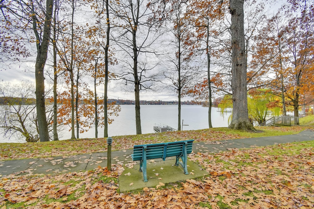 Shared Dock Access at Lakeside Sodus Bay Cabin!