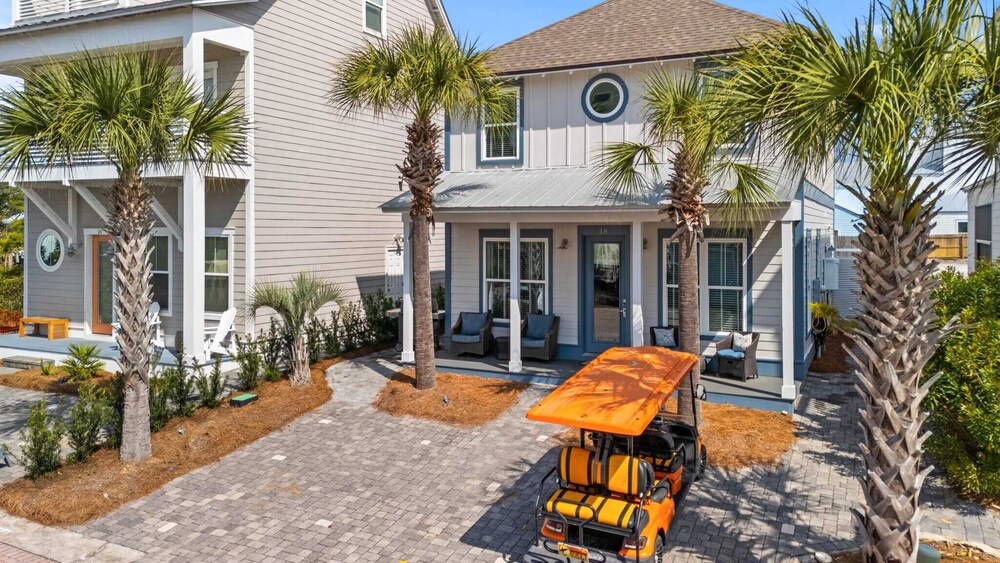 Coastal Getaway w/ Golf Cart, Beach Gear Villa Galini by Avantstay