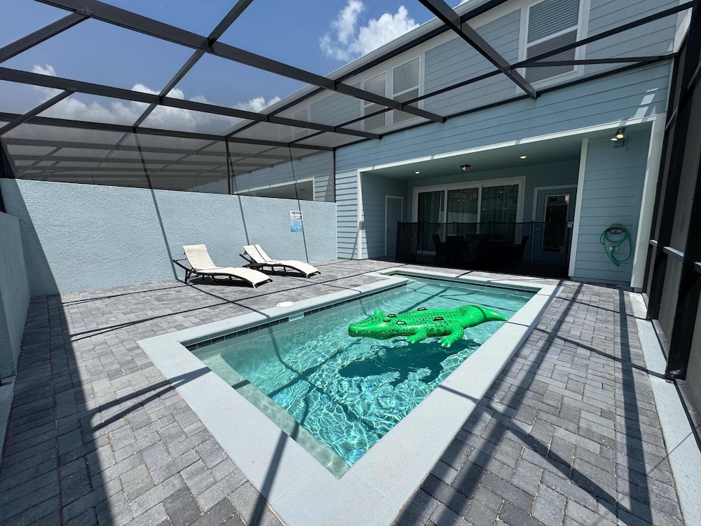 Magical 5BR w Pool Minutes From Disney 16161