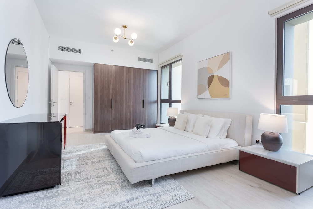 Bright Airy 1BR in Asayel 2 - Fits 4 Comfortably