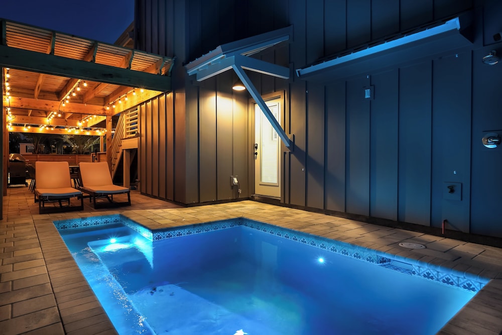 Walk to Beach: PCB Retreat w/ Heated Pool!