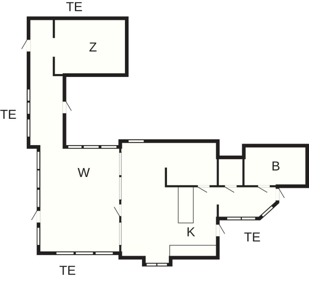 6 Person Holiday Home in Stege