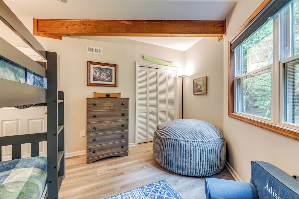 Near Lake Gaston: Unique Home w/ Deck & Fire Pit!
