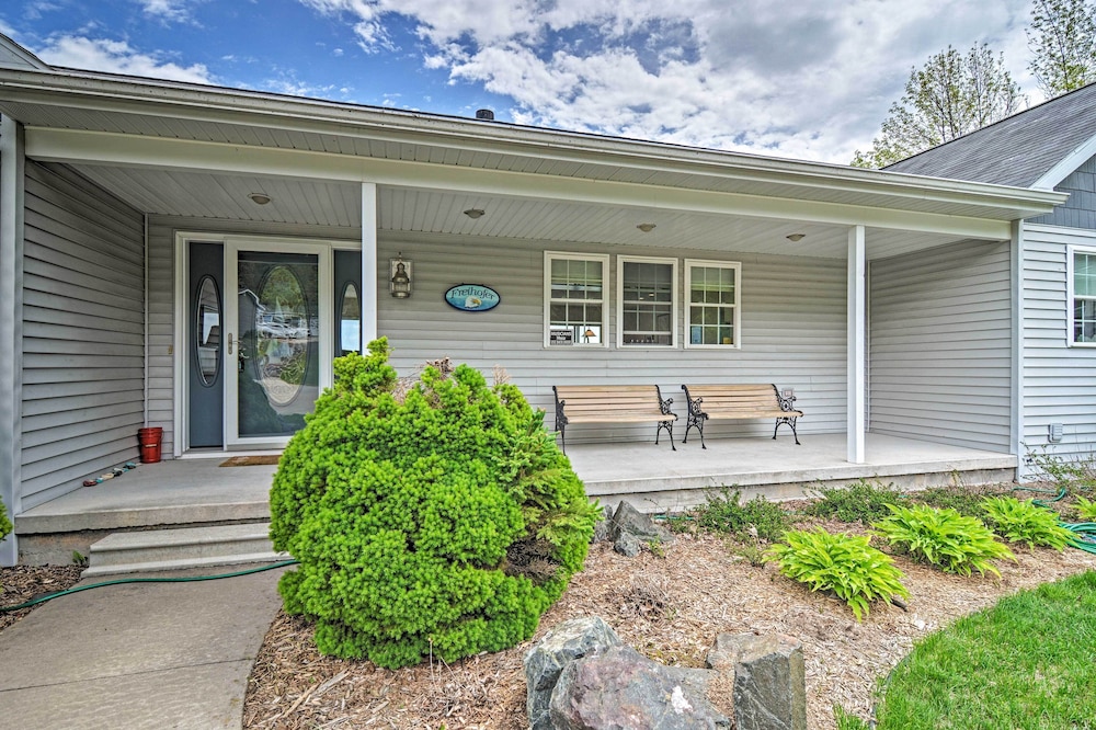 Lakefront De Tour Village Home w/ Deck & Fire Pit! view 5