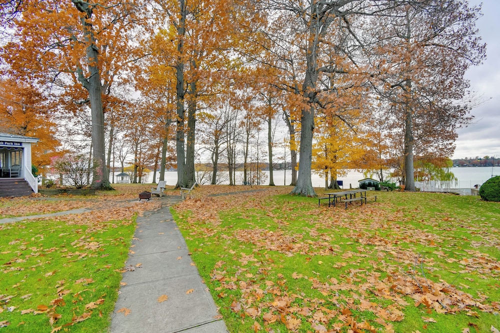 Shared Dock Access at Lakeside Sodus Bay Cabin!