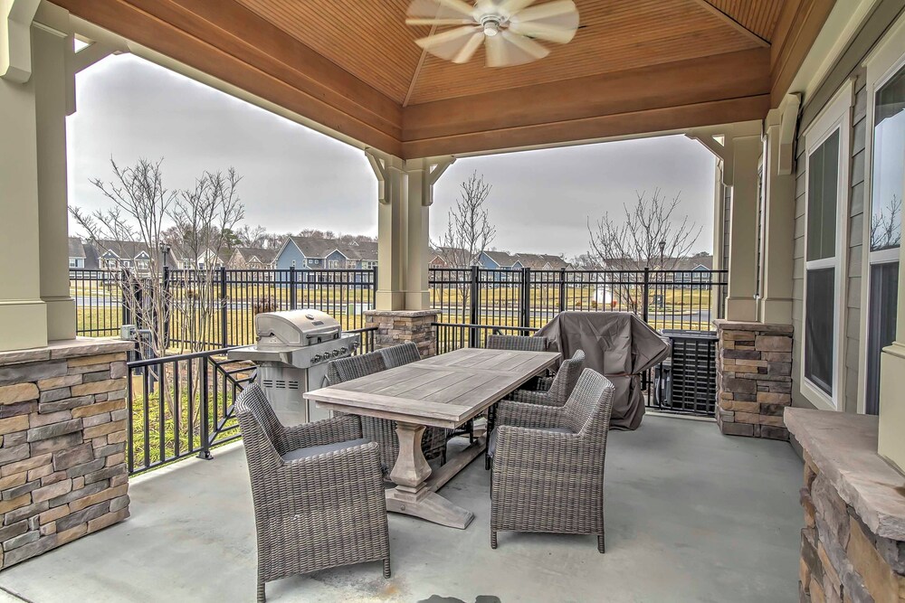 Shuttle to Bethany Beach: Stylish Home w/ Perks!