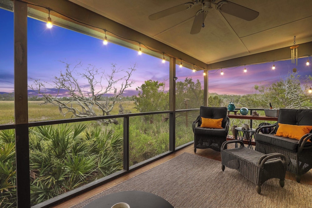 Waterfront Fripp Island Escape w/ Stunning Sunsets