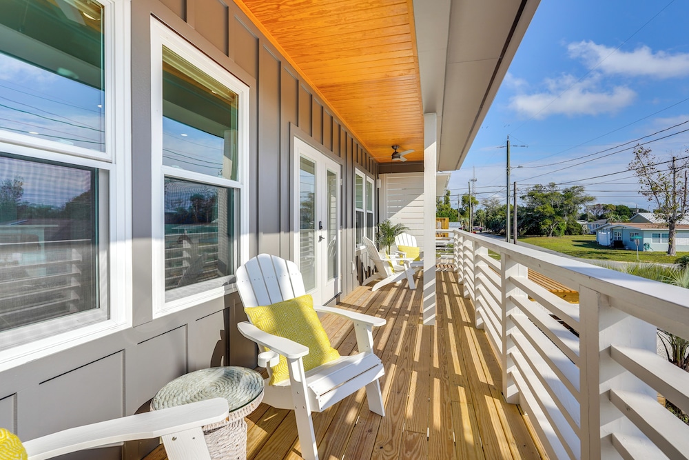 Walk to Beach: PCB Retreat w/ Heated Pool!