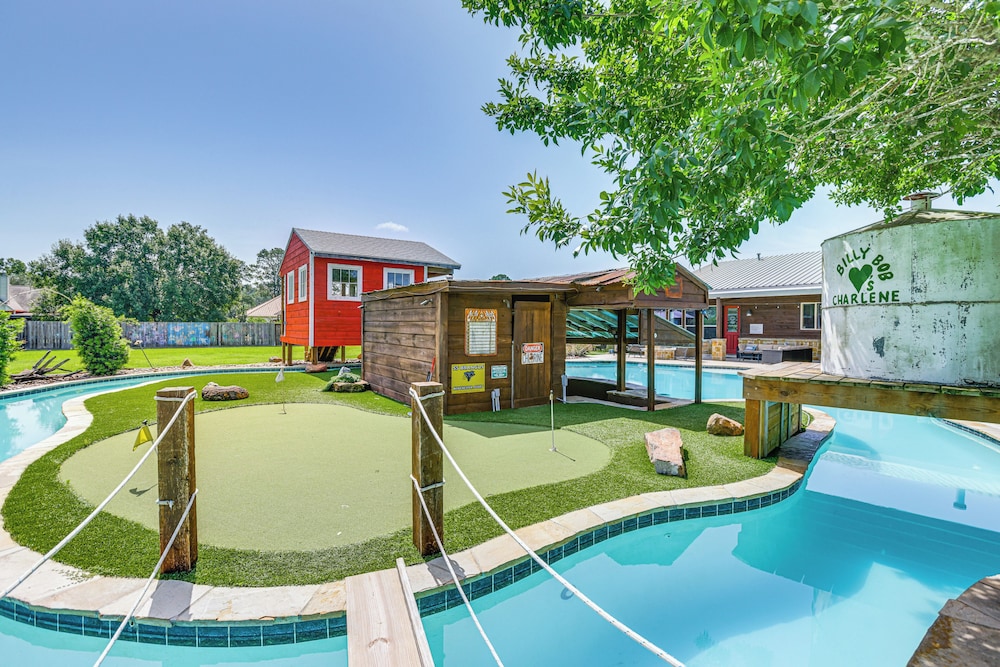 Lazy River Retreat in Cypress w/ Backyard Oasis!