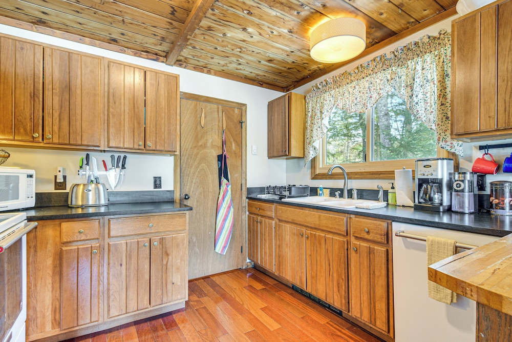 Million-dollar View: Waterfront Cabin in Bridgton!