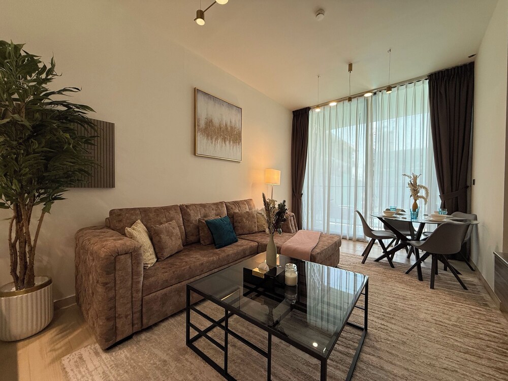 Manzil-1BR in JVC with Pool View