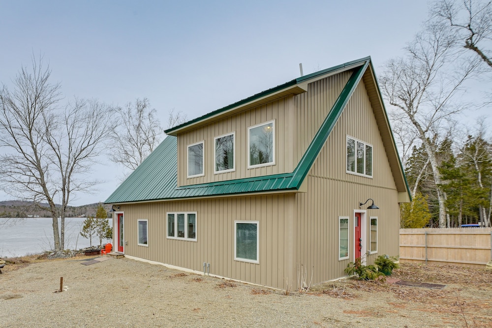Lakefront Bucksport Home w/ Fire Pit + Gas Grill! view 2