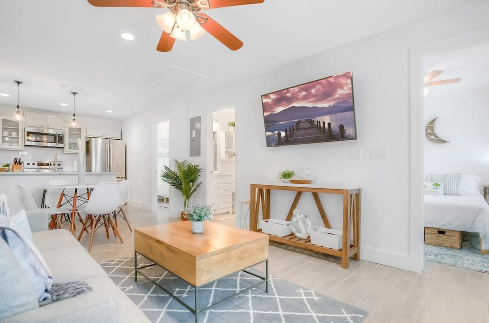 100 Steps to Sand Free Parking Smart TV Patio