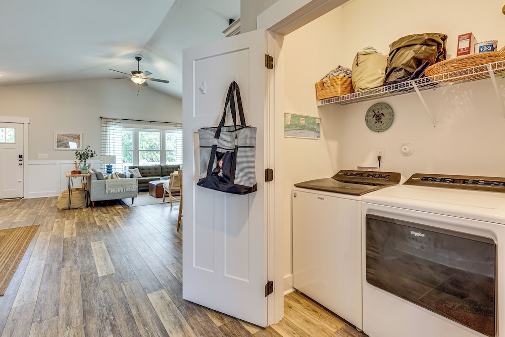 < 1 Mi to Beach: Home w/ Pool in Oak Island!