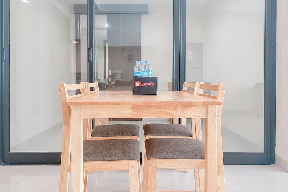 Spacious and Combined 1BR Apartment at Nine Residence