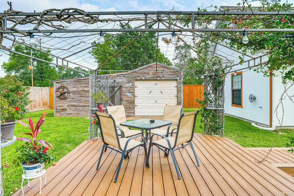 Private Backyard Oasis: Spacious Home in Humble!