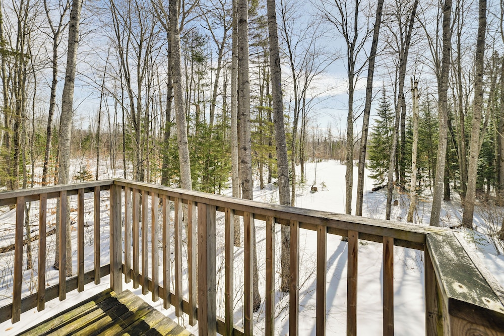 Near Lake Huron: Secluded Goetzville Cabin w/ Deck