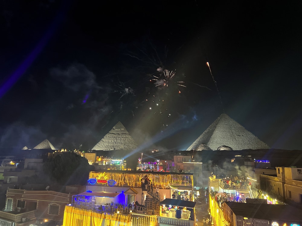 Pyramids top view