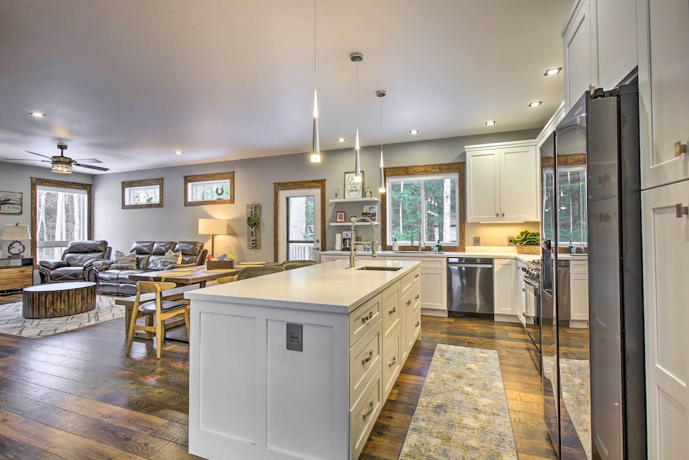 Modern-chic Interlochen Home w/ Deck & Game Room! view 5