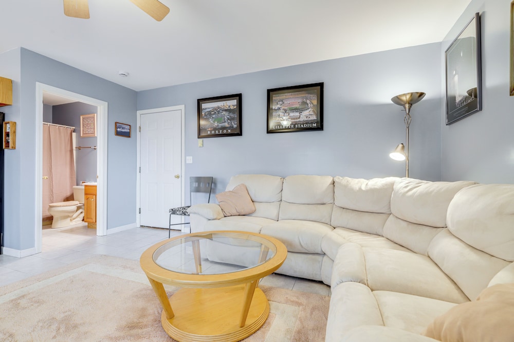 Walk to Eastern Point Beach: Apt w/ Water View!