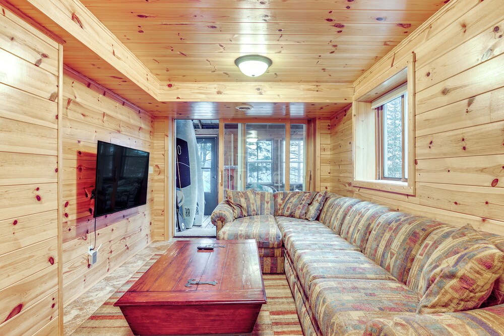 Dock + Fire Pit: Sweet Serenity on Amber Lake