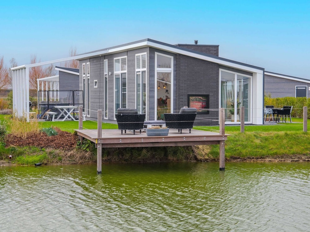 Detached House on Lake in Zeeland Holiday Park