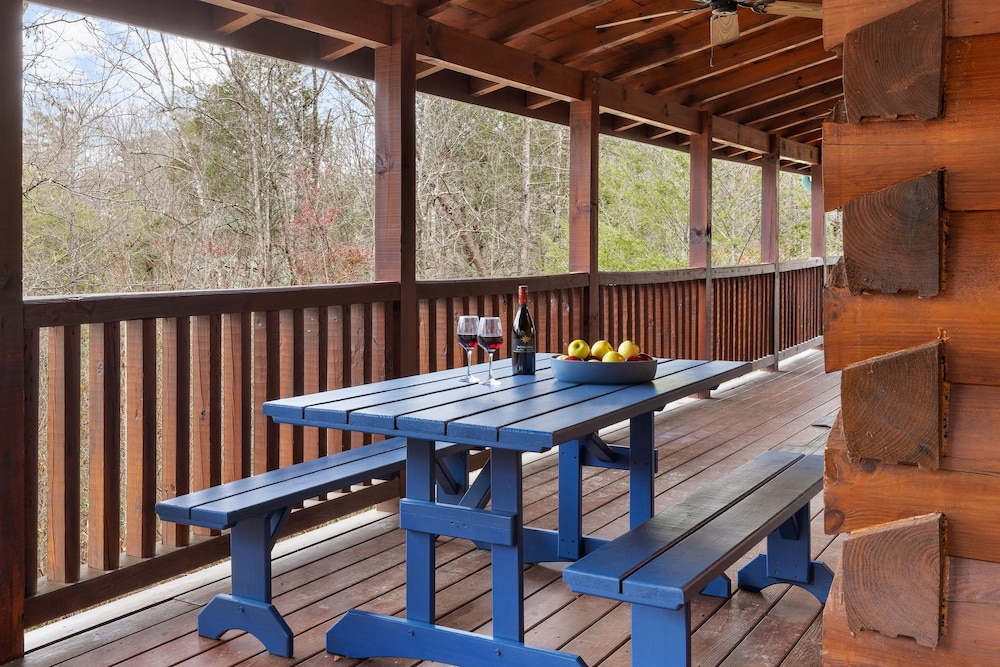 Yesteryear Hot Tub 360 Deck and Game Room Redesigned Cabin Easy Access