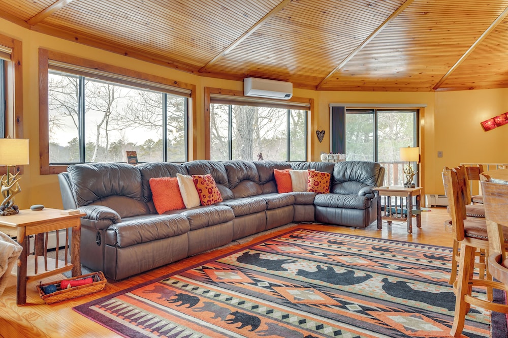 Dock & Beach Access: Scenic Lake Ossipee Cabin!