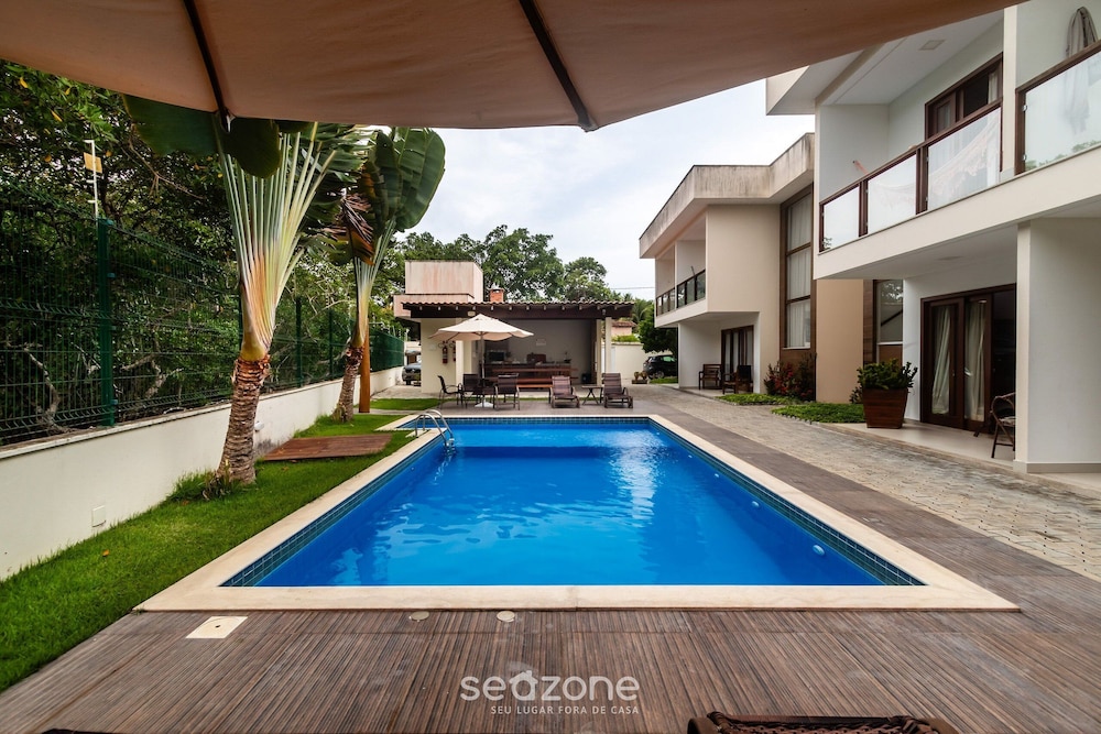 House w/ Pool 180m From Beach in Arraial Pbr0003
