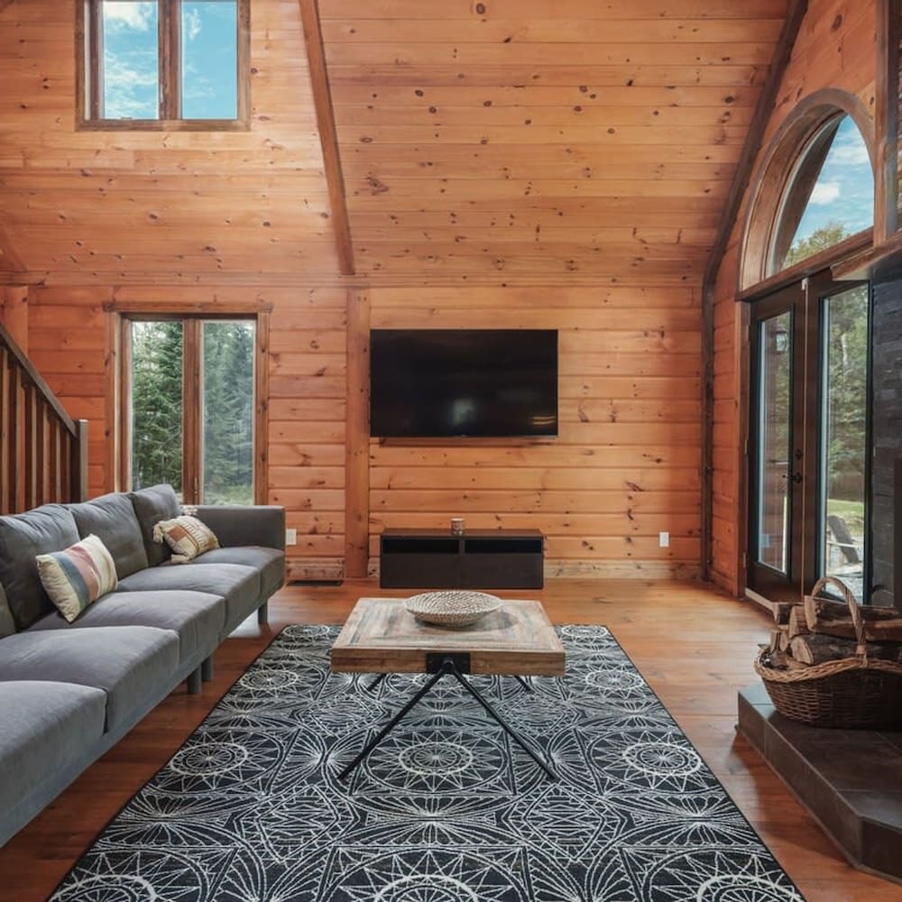 Chalet Bonheur -spa in Nominingue