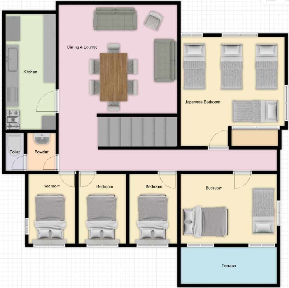 Hakone Rose Hill Private Duplex Villa view 2