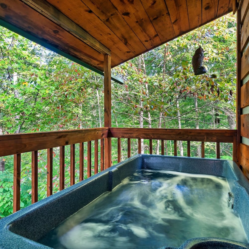 Views I Between Pigeon Forge Gatlinburg I Firepit view 4