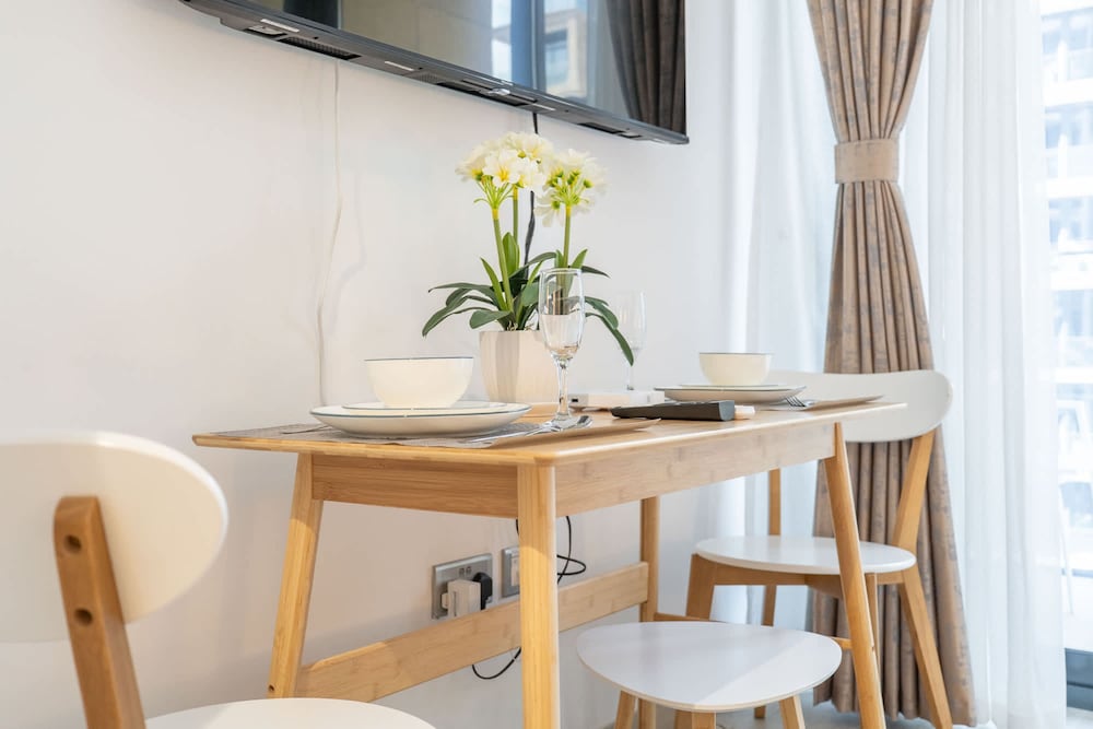 Peaceful Studio in Azizi Riviera 38 With Pool View