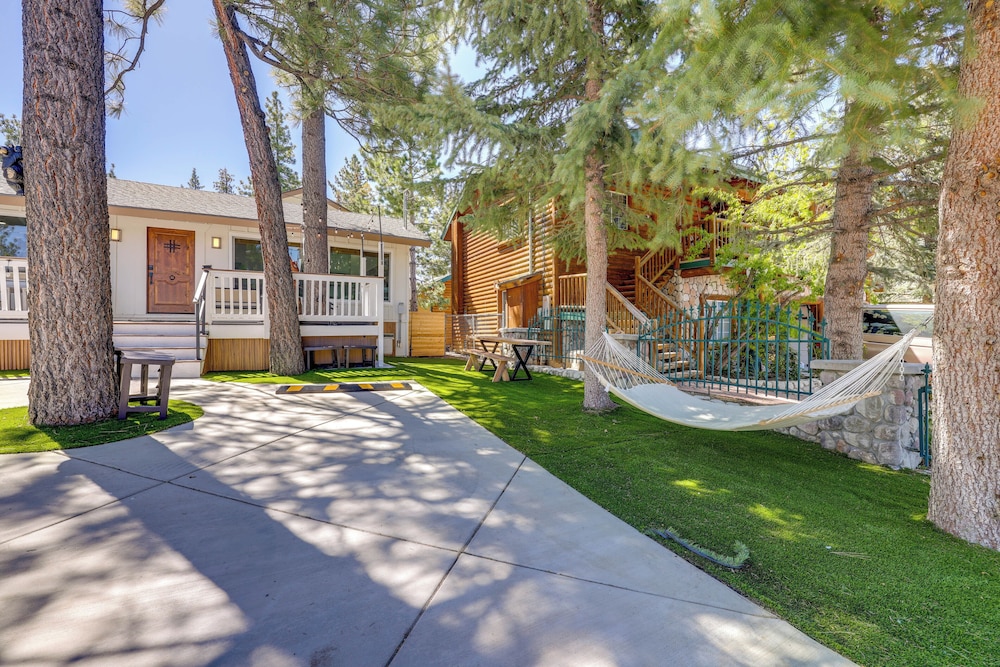 Walk to Big Bear Marina: Modern Home w/ Hot Tub!