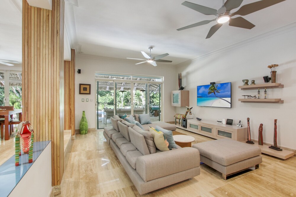 Large Family 2 Level Villa for Rent at Puntacana Resort Club Near Playa Serena Playa Blanca
