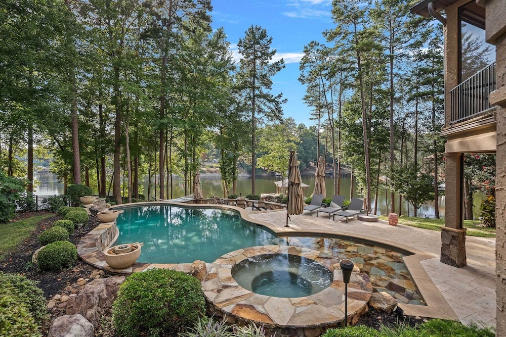 Livin' Large Lake Norman Estate w/ Pool, Dock, Game Room & Scenic Views