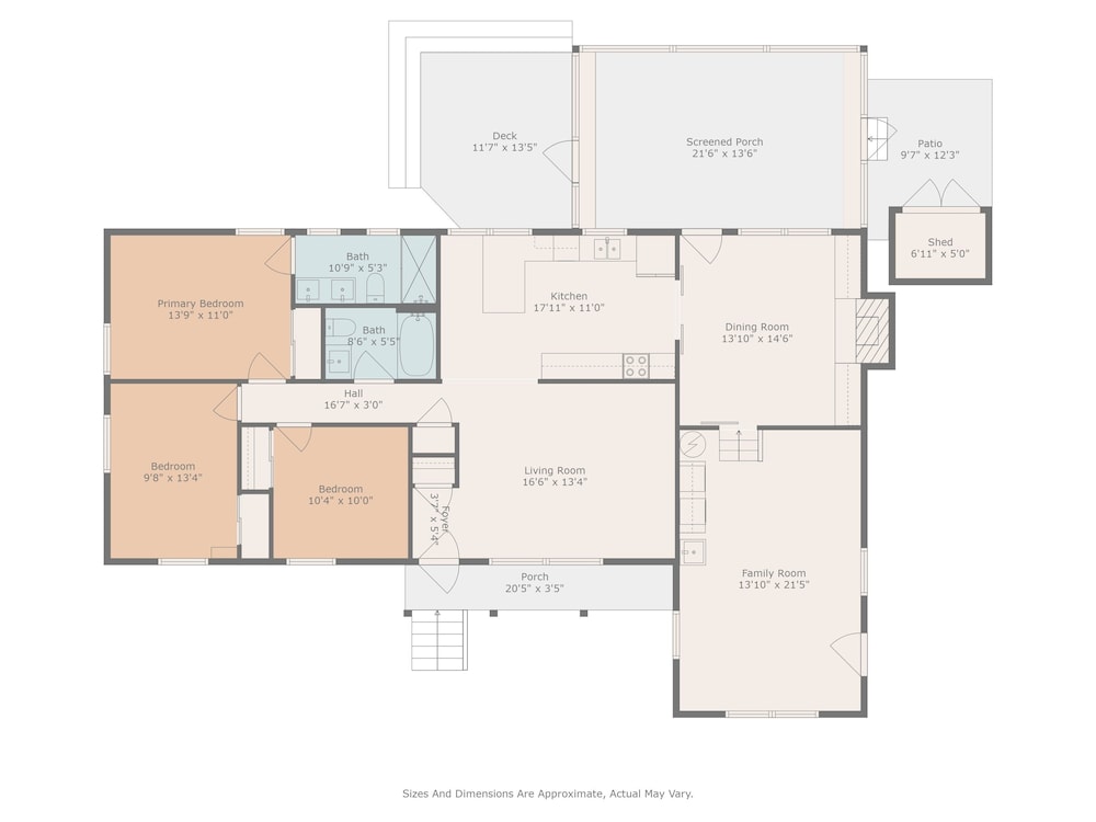 Relaxing Retreat Near North Hills & Downtown 3 Bedroom Home