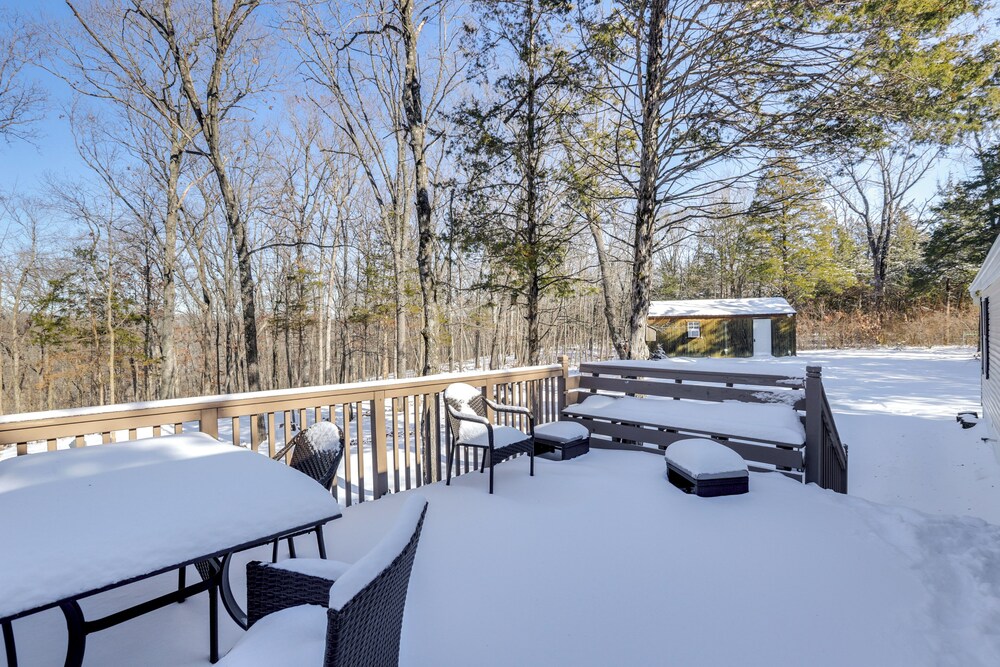 Home w/ Trail Access on 19 Acres in Wright City!