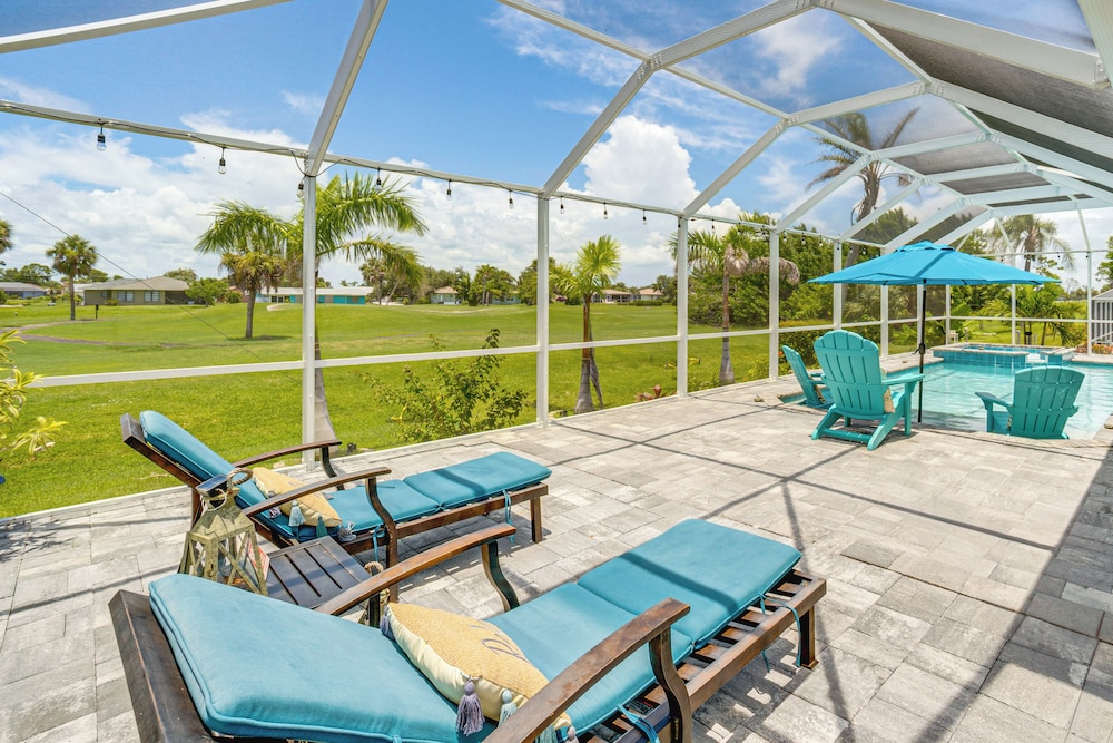 Golf Course-facing Poolside Oasis in Rotonda West!