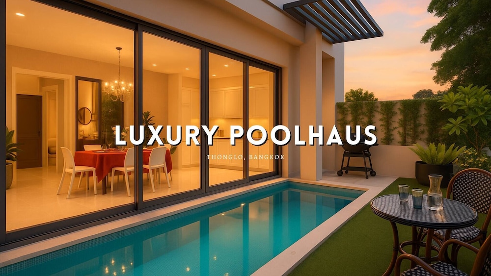 Modern Luxury Poolhaus With Lift