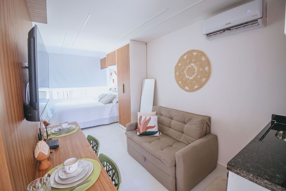 Flat com Wifi a 400m da Praia de Porto de Galinhas