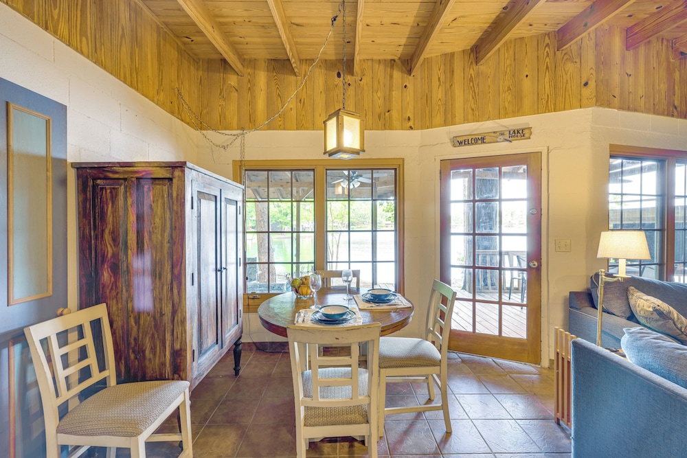 Dock + Stunning Views: Forested Lake Martin Cabin!