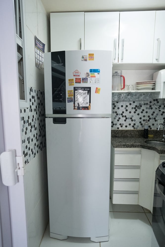 Apartamento com Wi-fi a 190 m da Praia da Costa