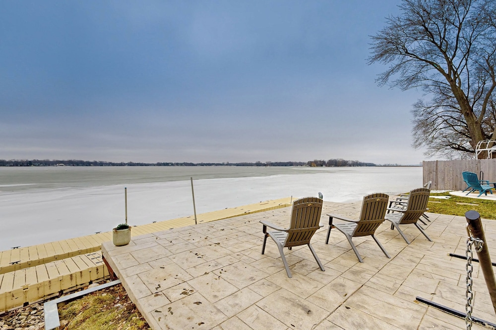 Lakefront Home w/ Fire Pit on Lake Marie