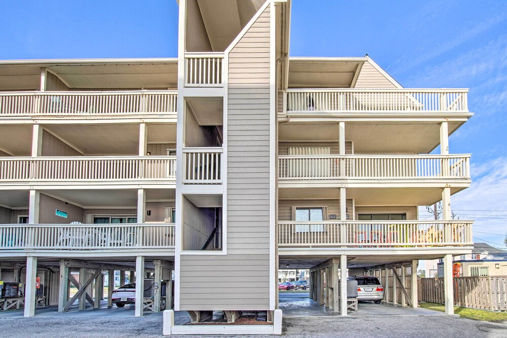 Ocean-view Condo w/ Deck, Steps to Carolina Beach! view 2