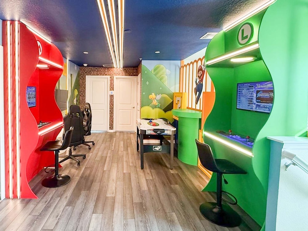 Upstay Theme Rooms and Arcade Games Plus Private Pool