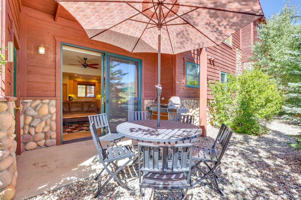 Walk to Main Street: Grand Lake Condo w/ Patio